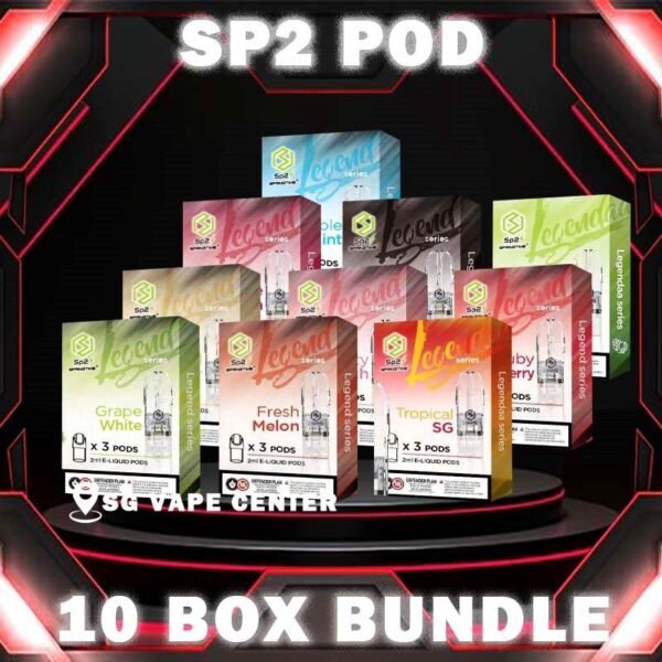 10 X SP2 POD - SG VAPE CENTER SINGAPORE Package Include : 10 X SP2 POD Flavour SG VAPE Bundle Free Delivery SP2 Pod SG VAPE Legend Flavour Ready stock in our sg singapore store online shop for same day delivery.  This also known as SPRINGTIME. Pod Flavour starter kit comes with rechargeable device with usb Type C cable. The magnet on both battery and pod cartridge for easy plug and play. The Sp2 also is Sp2s Vape , Per Box including 3 Pods and Capacity 2ml juice of per pod with Nicotine has 30mg (3%) . ⚠️SP2 POD COMPATIBLE DEVICE WITH⚠️ DD3s DEVICE DD Touch DEVICE DD CUBE INSTAR DEVICE RELX CLASSIC DEVICE SP2 BLTIZ DEVICE SP2 LEGENG SERIES DEVICE SP2 M SERIES DEVICE R-ONE DEVICE ⚠️SP2 POD FLAVOUR LINE UP⚠️ Alpha Tobacco Energy Drink (100Plus) Baby Taro Bubblegum x Lime Cola Double Mint Green Bean Guava Gummy Honeydew Nes Coffee Jasmine Green Tea Lemonade Long Jing Tea Pure Lychee Lite Mango Vita Orange Secret Passion Summer Pineapple Rootbeer Rose Tea Ruby Strawberry Tasty Peach Tie Guan Yin Tropical Pear Tropical SG (Fruit Punch) Watermelon White Grape Grapefruit Jasmine Tea Green Apple Rich Yakultory Sparkling Lemon Icy Herbal Tea Zes Tea SG VAPE COD SAME DAY DELIVERY , CASH ON DELIVERY ONLY. TAKE BULK ORDER /MORE ORDER PLS CONTACT ME :  SGVAPECENTER VIEW OUR DAILY NEWS INFORMATION VAPE : TELEGRAM CHANNEL