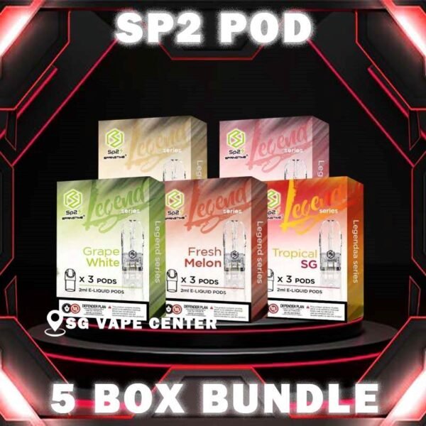 5 X SP2 POD - SG VAPE CENTER SINGAPORE Package Include : 5 X SP2 POD Flavour SG VAPE Bundle Free Delivery SP2 Pod SG VAPE Legend Flavour Ready stock in our sg singapore store online shop for same day delivery.  This also known as SPRINGTIME. Pod Flavour starter kit comes with rechargeable device with usb Type C cable. The magnet on both battery and pod cartridge for easy plug and play. The Sp2 also is Sp2s Vape , Per Box including 3 Pods and Capacity 2ml juice of per pod with Nicotine has 30mg (3%) . ⚠️SP2 POD COMPATIBLE DEVICE WITH⚠️ DD3s DEVICE DD Touch DEVICE DD CUBE INSTAR DEVICE RELX CLASSIC DEVICE SP2 BLTIZ DEVICE SP2 LEGENG SERIES DEVICE SP2 M SERIES DEVICE R-ONE DEVICE ⚠️SP2 POD FLAVOUR LINE UP⚠️ Alpha Tobacco Energy Drink (100Plus) Baby Taro Bubblegum x Lime Cola Double Mint Green Bean Guava Gummy Honeydew Nes Coffee Jasmine Green Tea Lemonade Long Jing Tea Pure Lychee Lite Mango Vita Orange Secret Passion Summer Pineapple Rootbeer Rose Tea Ruby Strawberry Tasty Peach Tie Guan Yin Tropical Pear Tropical SG (Fruit Punch) Watermelon White Grape Grapefruit Jasmine Tea Green Apple Rich Yakultory Sparkling Lemon Icy Herbal Tea Zes Tea SG VAPE COD SAME DAY DELIVERY , CASH ON DELIVERY ONLY. TAKE BULK ORDER /MORE ORDER PLS CONTACT ME :  SGVAPECENTER VIEW OUR DAILY NEWS INFORMATION VAPE : TELEGRAM CHANNEL