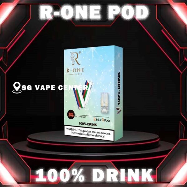 R-ONE POD - SG VAPE CENTER R-One Pod also is Romantic One Vape , it all started from our founder’s spouse was a cigarette smoker. In order to help his spouse quit smoking, he created this brand, and name it after R-One or Romantic One, because everthing started just to help his ONLY ONE. Discover out signature RONE POD flavor, alongside popular options like Infinity Pod Watermelon Ice , Melon Ice , Cool Mint , Taro Ice Cream, Banana Ice, and Long Jing Tea. For those craving extra sweetness, you can also enjoy 100% Drink or Cola Ice flavors. Specification : Capacity : 2ML Nicotine : 3% Package Included : 1 Pack of 3 Pods ⚠️R-ONE POD COMPATIBLE DEVICE WITH⚠️ DARK RIDER 3S DEVICE DD CUBE DEVICE DD TOUCH DEVICE INSTAR DEVICE KIZZ DEVICE RELX CLASSIC DEVICE SP2 BLTIZ DEVICE SP2 LEGENG SERIES DEVICE SP2 M SERIES DEVICE ⚠️R-ONE POD FLAVOUR LINE UP⚠️ 100% Drink (Energy Plus) Banana Ice Black Currant Blueberry Ice Cola Ice Cool Mint Cuba Tobacco Energy Drink (Redbull) Grape Ice Green Bean Ice Long Jing Tea Lychee Ice Mango Ice Melon Ice Mocha Coffee Old Popsicle Passion Fruit Ice Peach Ice Pineapple Ice Sour Apple Strawberry Ice Taro Ice Cream Watermelon Ice White Grapes Yakult SG VAPE COD SAME DAY DELIVERY , CASH ON DELIVERY ONLY. TAKE BULK ORDER /MORE ORDER PLS CONTACT ME :  SGVAPECENTER VIEW OUR DAILY NEWS INFORMATION VAPE : TELEGRAM CHANNEL