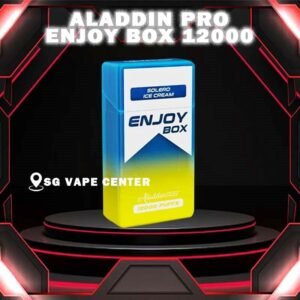 ALADDIN PRO ENJOY BOX 12000 DISPOSABLE - VAPE SINGAPORE SG COD The Aladdin enjoy box 12000 puffs Ready stock in our sg singapore store online shop for same day delivery. Discover the latest Aladdin Pro Enjoy Box 12000 Puffs Disposable ! Design in a sleek cigarette-box-style design with a cap for mouthpiece protection! Enjoy 15 delightful flavors with 12K smooth puffs, each bursting with sweet perfection! The Aladdin Pro 12k New Vape in our Vape Singapore Ready Stock , get it now with us and same day delivery ! Enjoy delicious vaping experience . Specification : Nicotine : 50mg (5%) Approx : 12000 puffs Rechargeable Battery 650mAh Charging Port: Type-C ⚠️ALADDIN PRO ENJOY BOX 12000 FLAVOUR LINE UP⚠️ Energy Drink Guava Hazelnut Coffee Strawberry Mango Honeydew Sirap Bandung Strawberry Blackcurrant Mango Strawberry Kiwi Yakult Strawberry Grape Double Mango Candy Honeydew Yakult Mango Yakult Mango Peach Sour Bubblegum Solero Lime Gummy Bear Grape Lychee Grape Bubblegum Mixed Bubblegum Mango Bubblegum Sakura Grape Strawberry Bubblegum Solero Yakult Solero Ice Cream White Coffee SG VAPE COD SAME DAY DELIVERY , CASH ON DELIVERY ONLY. TAKE BULK ORDER /MORE ORDER PLS CONTACT ME :  SGVAPECENTER VIEW OUR DAILY NEWS INFORMATION VAPE : TELEGRAM CHANNEL