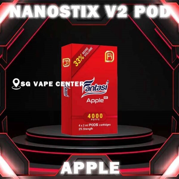 NANOSTIX NEO V2 POD - SG VAPE CENTER NanoPOD V2 is original pod flavour for NanoSTIX Neo V2 device now with 2ml of liquids which is 33% bigger. Available in packs of 4 cartridges of 1 box. Our 2ml NanoPOD Neo come in a wide range of flavors. Don’t be deceived by their compact size; these flavorful little pods contain the equivalent of 45 cigarettes worth of nicotine each, and thanks to our innovative NanoNIC technology using naturally occurring nicotine salts rather than traditional freebase nicotine, delivery is much more efficient. NanoPOD Neo flavors consist of 23 flavors with bigger capacity and bigger satisfaction. Specifications: Capacity 2ml Regular: Nicotine 5% Light: Nicotine 3% Package Included : 1 Pack of 4 Pods ⚠️NANOSTIX V2 POD FLAVOUR LINE UP⚠️ Apple Banana Vanilla Bubblegum Butterscotch Cream Coffee Grape Ice Grapple Guava Hazelnut Coffee Honeydew Jackfruit Kiwi Rockmelon Lemonade Ice Lychee Mango Ice Mix Creamy Pod Mix Fruity Pod Orange Ice Popcorn Caramel Strawberry Apple Strawberry Vanilla Tobacco Classic Tobacco Menthol Velvet Butter Cake SG VAPE COD SAME DAY DELIVERY , CASH ON DELIVERY ONLY. TAKE BULK ORDER /MORE ORDER PLS CONTACT ME :  SGVAPECENTER VIEW OUR DAILY NEWS INFORMATION VAPE : TELEGRAM CHANNEL