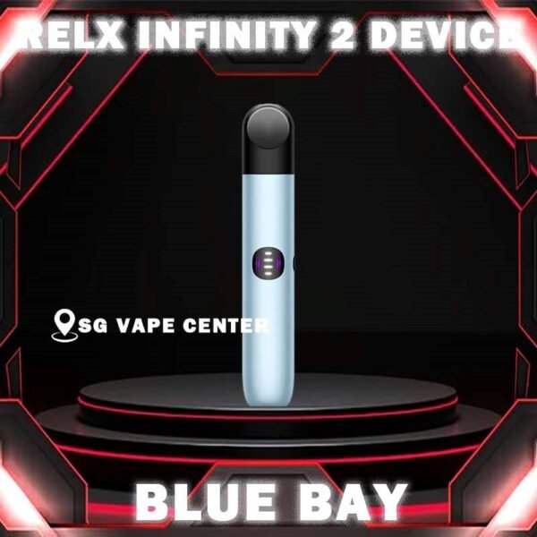 RELX INFINITY 2 DEVICE - SG VAPE CENTER The RELX Infinity 2 vape device is the newest 2023 addition to the RELX family. As with the RELX Infinity and Essential, the Infinity 2 is a compact and lightweight pen-style device designed for both beginner and veteran vapers, but with some groundbreaking added features. Customize your vaping experience with 3 power modes! Vape your way with your choice of 3 vaping modes; Eco, Smooth and Boost, easily selectable by the push of a button with the RELX Infinity 2 and identifiable by the LED light color. Eco Mode Eco Mode runs on a reduced power setting of 5.5w. This setting gives you a lighter vaping experience with less output and also preserves battery life by up to 25% vs smooth mode! Smooth Mode Smooth Mode delivers the most similar vaping experience to the RELX infinity and RELX Essential. At a slightly higher 6.5w power output this gives you the familiar vaping experience you know and love with traditional RELX Products. Boost Mode Boost Mode runs on an enhanced power setting of 8w delivering instant satisfaction, maximum flavour & 15% more vapor output than smooth mode. Enhanced Battery Technology The RELX Infinity 2 comes with improved ultra fast charging. You can now charge a RELX device in less than 15 minutes; 130% faster than prior RELX infinity devices. In addition to quicker charging, the RELX Infinity 2 comes with an additional 14% battery capacity compared to the RELX Infinity. At 440 mAh, you’ll have no problem being out on the go for a solid day. Specifications : Atomizer using Cotton/Ceramic Charging Duration 27min Battery Capacity 440mAh Charger Type USB Type C Battery Indicator Power Adjustable Power Mode : Green – Eco Mode Blue – Smooth Mode Purple – Boost Mode ⚠️RELX INFINITY 2 DEVICE COMPATIBLE POD WITH⚠️ RELX INFINITY POD ISHO INFINITY POD ZEUZ INFINITY POD LANA INFINITY POD ⚠️RELX INFINITY 2 DEVICE COLOR LINE UP⚠️ Blue Bay - Blue Cherry Blossom - Pink Dark Asteroid - Grey Green Navy - Green Obsidian Black - Black Royal Indigo - Purple SG VAPE COD SAME DAY DELIVERY , CASH ON DELIVERY ONLY. TAKE BULK ORDER /MORE ORDER PLS CONTACT ME :  SGVAPECENTER VIEW OUR DAILY NEWS INFORMATION VAPE : TELEGRAM CHANNEL