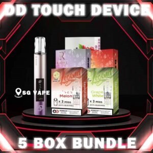 DD TOUCH BUNDLE 135 - SG VAPE CENTER SINGAPORE The DD TOUCH BUNDLE 135 Package include : 1 Pcs x DD TOUCH Device 5 Boxes x Classic Pods FREE DELIVERY DD Touch Vape device Ready stock in our sg singapore store online shop. This kit outsell is made of space aluminum, with obvious aroma experience and cool lighting effect. It has global initiative touch screen to adjust high and low power also. The lower power of 7.5w can bring fine smoke and soft taste, and the high power which is 10w can bring more smoke, more fragrant and fuller taste. D TOUCH Device is the most unique vape device with cutting-edge technology. Equipped with LED display screen, user able to adjust high and low power wattage via initiative touch screen function. With the intelligence recording puffs, D Touch Device knows about your smoking habits. D Touch Device has battery level screen display, 5V/0.8A fast charging, fully charged in 30min. Specification : Low Power: 7w Hight power: 10w Fully charged : 30min Rechargeable via Type C cable ⚠️CHOOSE BUNDLE PACKAGE POD⚠️ SP2 Pod LANA Pod R-ONE Pod ⚠️DD TOUCH DEVICE COLOR LINE UP⚠️ Beast Black Adam Blade Flash Legend Loki Thor Ultra Vision Winter Soldier SG VAPE COD SAME DAY DELIVERY , CASH ON DELIVERY ONLY. TAKE BULK ORDER /MORE ORDER PLS CONTACT ME :  SGVAPECENTER VIEW OUR DAILY NEWS INFORMATION VAPE : TELEGRAM CHANNEL