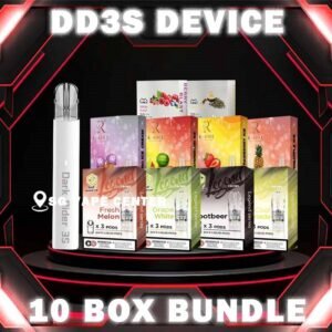 DD3S DEVICE BUNDLE 190 - SG VAPE CENTER SINGAPORE The DD3S DEVICE BUNDLE 190 Package include : 1 Pcs x Dark Rider 3s Device 10 Boxes x Classic Pods Flavour FREE DELIVERY DARK RIDER 3s also as DD3S Device Vape , Ready stock in our sg singapore store online shop. is the epitome of innovation, delivering the highest quality vaping experience. Available in four stunning colors, this vape device boasts a unique feature: flashing lights that illuminate with every inhale. But that's just the beginning. DARK RIDER 3's ingenious button design empowers you to control the flashing lights, as well as switch between low and high power wattage settings. Tailor your vape to perfection by adjusting the voltage to suit any pod – crank it up for intense flavors or dial it down for a subtle, nuanced taste. One remarkable feature of DARK RIDER is its compatibility with a wide range of 1st generation pod flavors, including SP2, RELX, LANA, R-ONE, and many more others vape. Features: Built-in Battery 450mAh Low Power 6.2w (350-420 puff) High Power 10.2w (230-280 puff) Resistance Range: 1.0Ω-1.2Ω Vibration Reminder Button Fuctions : Button Press & Hold For 3 Seconds To Switch Power Blue Light – Normal Power Green Light – Strong Power Red Light – Low Battery Press 3 Times Continousl:To Switch On/Off Light Blinking ⚠️DD3S DEVICE COLOR LINE UP⚠️ Pearl White Ocean Myth Unicorn Volcano Camo ⚠️PACKAGE BUNDLE PODS CHOOSE⚠️ SP2 Pod R-ONE Pod LANA Pod SG VAPE COD SAME DAY DELIVERY , CASH ON DELIVERY ONLY. TAKE BULK ORDER /MORE ORDER PLS CONTACT ME :  SGVAPECENTER VIEW OUR DAILY NEWS INFORMATION VAPE : TELEGRAM CHANNEL