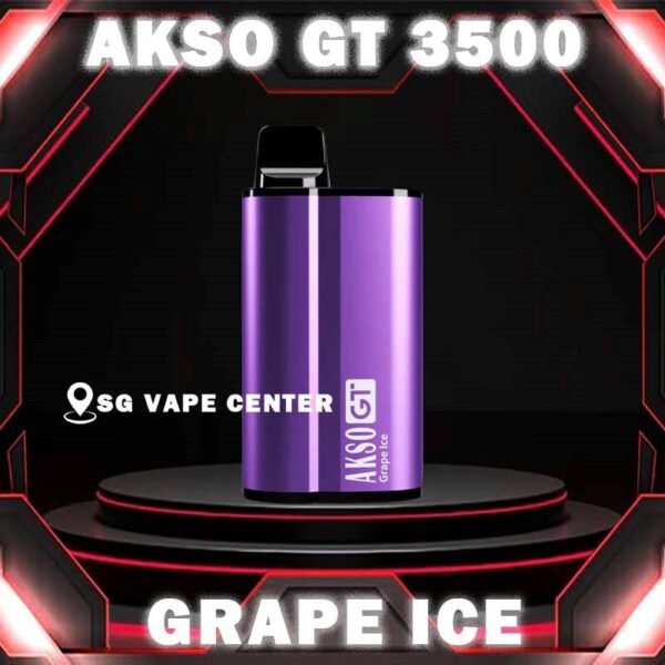 AKSO GT 3500 DISPOSABLE - SG VAPE CENTER AKSO GT 3500 Rechargeable Disposable Vape is distributed by vape empire. Ready Stock in our Vape Singapore Store for Cash on delivery service . Discover out signature Yam Sweet Biscuit flavor, alongside popular options like AKSOGT 3500 Watermelon Ice , Root Beer , Mint Ice, Coffee, Apple Caramel , and Nutty Tobacco. For those craving extra sweetness, you can also enjoy Energy Drink or Sirap Bandung flavors. Specification : Nicotine: 50mg (5%) Approx. 3500 puffs Capacity 12ml Adjustable Airflow Rechargeable Battery 650mAh Charging Port: Type-C Port ⚠️AKSO GT 3500 FLAVOUR LINE UP⚠️ Apple Caramel Root Beer Coffee Energy Drink Grape Ice Guava Lychee Ice Mango Ice Mint Ice Nutty Tobacco Peanut Butter Pink Zest Sirap Bandung Strawberry Cheesecake Watermelon Ice Yam Sweet Biscuit Lemon Tart SG VAPE COD SAME DAY DELIVERY , CASH ON DELIVERY ONLY. TAKE BULK ORDER /MORE ORDER PLS CONTACT ME :  SGVAPECENTER VIEW OUR DAILY NEWS INFORMATION VAPE : TELEGRAM CHANNEL