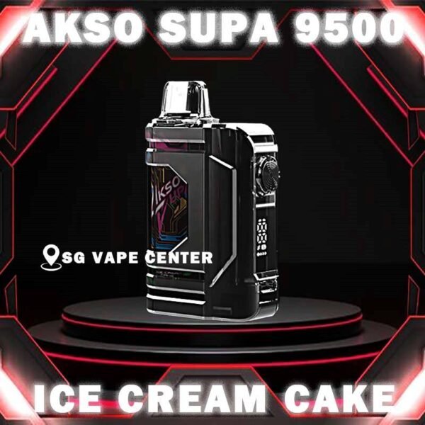 AKSO SUPA 9500 DISPOSABLE - SG VAPE CENTER Akso supa 9500 Disposable is new era disposable vape device. It has child lock mode function, smart screen indicator to show battery percentage and high power boost button. The child lock mode can make sure children wont use the device accidentally. Futhermore, the high power boost button can bring more smoke feeling to SG vape users. Get ur akso supa now at SG VAPE CENTER . We provide same day cash on delivery service with 0 deposit! Specification : Nicotine 50mg (5%) Approx. 9500 puffs Capacity 18ml Rechargeable Battery 650mAh Extra Boost Button  Child Lock Safety  ⚠️AKSO SUPA 9500 FLAVOUR LINE UP⚠️ Apple Asam Boi Blackberry Ice Blackcurrant Yakult Creamy Milk Grape Ice Ice Cream Cake Green Grape Lychee Longan Super Ice Mint Taro Ice Cream Mango Yakult Nutty Tobacco Root Beer Solero Strawberry Vanilla Donut Vanilla Latte Watermelon Ice Yakult Guava Asam Melon Gum Strawberry Gum Mango Ice SG VAPE COD SAME DAY DELIVERY , CASH ON DELIVERY ONLY. TAKE BULK ORDER /MORE ORDER PLS CONTACT ME :  SGVAPECENTER VIEW OUR DAILY NEWS INFORMATION VAPE : TELEGRAM CHANNEL