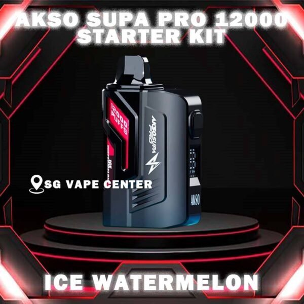 AKSO SUPA PRO 12000 DISPOSABLE - VAPE SINGAPORE SG COD AKSO SUPA PRO 12000 Disposable are one of the smash-market Cartridge System Pod in Malaysia. They pack a rechargeable battery and come prefilled with a whopping 12ml of liquid together with an indicator special for battery and liquid level. This allows you to vape longer on a single disposable and makes the AKSO SUPA PRO a great option for traveling, extended road trips, or even just day-to-day use. Each Prefilled Cartridge will last for 12000 puffs. What makes AKSO SUPA PRO are different than the other device because it came with Chip Set System which will show you accurate level of flavour indicator. delivers a great flavoring, a satisfying draw and the indicator; They feel really good in the hand as ergonomic shape to hold and vape with. The AKSO SUPA PRO is available in 12 flavors for you to choose. Some flavors to try are Blackcurrant Yacult, Rootbeer, Apple Asam Boi and Nutty Tobacco. Specification : Nicotine 50mg (5%) Approx. 12000 puffs Capacity 12ml Blue Led - Unlock & Booster ,Press the button for booster experience Blue & Green Led - Locked ,Press 3 Time for Child Lock Safety ⚠️AKSO SUPA PRO 12000 DISPOSABLE  FLAVOUR LINE UP⚠️ Apple Asam Boi Blackcurrant Yakult Grape Ice Watermelon Mango Lime Minty Gum Nutty Tobacco Peanut Butter Toast Pineapple Mango Pomegranate Plum Guava Rootbeer Triple Mango Strawberry Hami Melon Mango Nata De Coco Strawberry Vanilla Custard Pina Watermelon Strawberry Zesty Grape Watermelon Grape SG VAPE COD SAME DAY DELIVERY , CASH ON DELIVERY ONLY. TAKE BULK ORDER /MORE ORDER PLS CONTACT ME :  SGVAPECENTER VIEW OUR DAILY NEWS INFORMATION VAPE : TELEGRAM CHANNEL