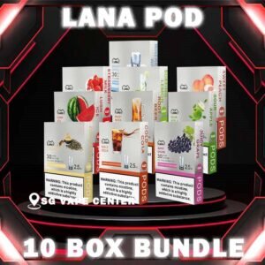 10 BOX LANA POD FLAVOUR - SG VAPE CENTER The 10 BOX LANA FLAVOUR POD Vape Package include : Get 10 boxes of LANA Pod with amazing price! 1 Box 3pcs, Total 30pcs FREE DELIVERY Lana Prefilled Pod Product Introduction The Vape pod uses transparent plastic as the oil storage tank, uses high-quality ceramic cores, has the best oil sealing technology, and uses high-quality filter cotton to ensure the cleanliness of the lana pod. Each flavour is pre-filled with 2.5ml e-cigarette liquid capacity and the individual Lana flavour reach 600PUFFS, satisfying most people's needs. Whether you are a consumer or an agent, Lana Pod can give you the price you want. Specifications : Pod capacity : 2.5ml Nicotine Strength : 3% (30mg) Pods Per Box : 3 Pods ⚠️LANA POD COMPATIBLE DEVICE WITH⚠️ DARK RIDER 3S DEVICE DD TOUCH DEVICE DD CUBE DEVICE LANA DEVICE INSTAR DEVICE RELX CLASSIC DEVICE SP2 BLITZ DEVICE SP2 LEGEND DEVICE SP2 M SERIES DEVICE WUUZ DEVICE ZEUZ DEVICE ⚠️LANA POD FLAVOUR LINE UP⚠️ Berry Blast Berry Grapefruit BlueBerry Ice Cantaloupe Cold Coke Cranberry Juice Juicy Grape Guava Iced Coffee Iced Tea Jasmine Long Jing Kiwi Blend Skittles Lush Ice Watermelon Iced Lychee Iced Mango Mango Milkshake Mango Passion Fruit Mineral Water Mung Bean Oolong Tea Orange Ice Passion Fruit Peach Grape Banana Peppermint Pineapple Popsicle Icy Slush Red Wine Root Beer Sour Apple Strawberry Milk Strawberry Watermelon Surfing Lemon Sweet Peach Taro Ice Cream Tie Guan Yin SG VAPE COD SAME DAY DELIVERY , CASH ON DELIVERY ONLY. TAKE BULK ORDER /MORE ORDER PLS CONTACT ME :  SGVAPECENTER VIEW OUR DAILY NEWS INFORMATION VAPE : TELEGRAM CHANNEL