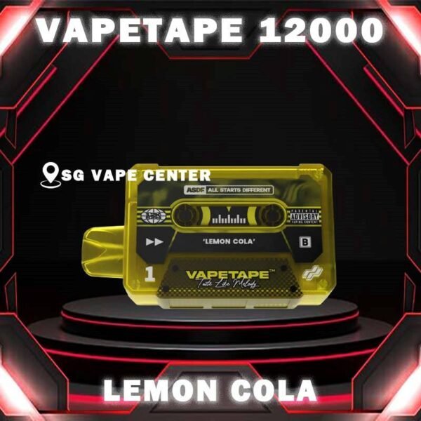 VAPETAPE 12000 DISPOSABLE - VAPE SINGAPORE SG COD A Malaysian e-cigarette made specifically for the Malaysian palate,  The Vapetape 12000 Rechargeable Disposable , have features rich smells and delectable flavours.  We are the best online vape store in Singapore, therefore I guarantee you can test it Vapetape 12k right now at SG VAPE SINGAPORE. Try out quickly at our store now ! Discover out signature Double Mango flavor, alongside popular options like Vapetape 12k puffs Honeydew Watermelon, Sour Bubblegum , Solero Lime , Watermelon Peach, Gummy Bear, and Strawberry Lemon Tart. For those craving extra sweetness, you can also enjoy Ice Lemon Tea or Red Slurpee flavors. Specification : Nicotine 50mg (5%) Approx. 12000 puffs Mesh Coil Rechargeable Battery Charging Port: Type-C ⚠️VAPETAPE 12000 FLAVOUR LINE UP⚠️ Double Mango Mango Grape Mango Lychee Strawberry Lychee Lychee Blackcurrant Grape Blackcurrant Honeydew Watermelon Pineapple Orange Kiwi Passion Fruit Guava Peach Mixed Berries Lemon Cola Blackcurrant Yakult Gummy Bear Solero Lime Sour Bubblegum Banana Custard Strawberry Lemon Tart Honeydew Blackcurrant Ice Lemon Tea Red Slurpee Grape Bubblegum Yakult Watermelon Peach Peach Lychee SG VAPE COD SAME DAY DELIVERY , CASH ON DELIVERY ONLY. TAKE BULK ORDER /MORE ORDER PLS CONTACT ME :  SGVAPECENTER VIEW OUR DAILY NEWS INFORMATION VAPE : TELEGRAM CHANNEL