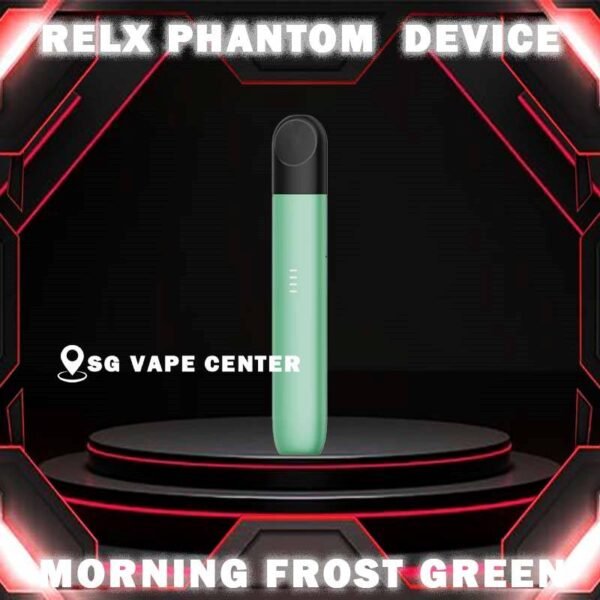 RELX PHANTOM DEVICE - SG VAPE CENTER The unique 4-scale battery indicator design on the RELX PHANTOM DEVICE can display the remaining battery and charging progress at any time, so as to relieve the user’s anxiety about the unknown battery. At the same time, technological breakthroughs have been achieved in terms of charging speed, battery capacity, oil leakage prevention technology, and material technology. In terms of power consumption, RELX Phantom uses type-C standard interface input. Compared with RELX’s first-generation products, the new product’s battery capacity has increased by 9% and the charging efficiency has increased by 31%. In addition, the Phantom has been improved and upgraded in ten performance aspects such as oil leakage prevention, suction experience, product safety, service life, and product feel, and the product strength has been comprehensively improved. Specification : Product Name: RELX Phantom pod system Battery capacity: 380mAh Package Included : 1 x Device 1 x USB Type-C charging cable ⚠️RELX PHANTOM DEVICE COMPATIBLE WITH⚠️ ISHO INFINITY POD LANA INFINITY POD RELX INFINITY POD ZEUZ INFINITY POD ⚠️RELX PHANTOM DEVICE COLOR LINE UP⚠️ Graphite Black Iris Blue Flame Orange Sparkling Lake Morning Frost Green Moon Silver Frosted White SG VAPE COD SAME DAY DELIVERY , CASH ON DELIVERY ONLY. TAKE BULK ORDER /MORE ORDER PLS CONTACT ME :  SGVAPECENTER VIEW OUR DAILY NEWS INFORMATION VAPE : TELEGRAM CHANNEL