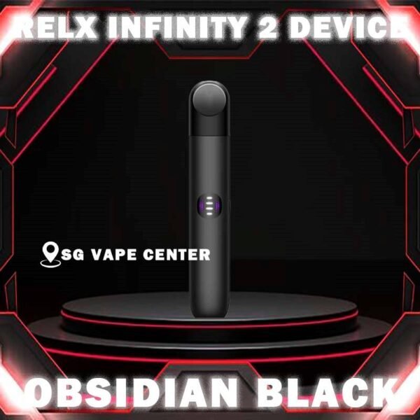 RELX INFINITY 2 DEVICE - SG VAPE CENTER The RELX Infinity 2 vape device is the newest 2023 addition to the RELX family. As with the RELX Infinity and Essential, the Infinity 2 is a compact and lightweight pen-style device designed for both beginner and veteran vapers, but with some groundbreaking added features. Customize your vaping experience with 3 power modes! Vape your way with your choice of 3 vaping modes; Eco, Smooth and Boost, easily selectable by the push of a button with the RELX Infinity 2 and identifiable by the LED light color. Eco Mode Eco Mode runs on a reduced power setting of 5.5w. This setting gives you a lighter vaping experience with less output and also preserves battery life by up to 25% vs smooth mode! Smooth Mode Smooth Mode delivers the most similar vaping experience to the RELX infinity and RELX Essential. At a slightly higher 6.5w power output this gives you the familiar vaping experience you know and love with traditional RELX Products. Boost Mode Boost Mode runs on an enhanced power setting of 8w delivering instant satisfaction, maximum flavour & 15% more vapor output than smooth mode. Enhanced Battery Technology The RELX Infinity 2 comes with improved ultra fast charging. You can now charge a RELX device in less than 15 minutes; 130% faster than prior RELX infinity devices. In addition to quicker charging, the RELX Infinity 2 comes with an additional 14% battery capacity compared to the RELX Infinity. At 440 mAh, you’ll have no problem being out on the go for a solid day. Specifications : Atomizer using Cotton/Ceramic Charging Duration 27min Battery Capacity 440mAh Charger Type USB Type C Battery Indicator Power Adjustable Power Mode : Green – Eco Mode Blue – Smooth Mode Purple – Boost Mode ⚠️RELX INFINITY 2 DEVICE COMPATIBLE POD WITH⚠️ RELX INFINITY POD ISHO INFINITY POD ZEUZ INFINITY POD LANA INFINITY POD ⚠️RELX INFINITY 2 DEVICE COLOR LINE UP⚠️ Blue Bay - Blue Cherry Blossom - Pink Dark Asteroid - Grey Green Navy - Green Obsidian Black - Black Royal Indigo - Purple SG VAPE COD SAME DAY DELIVERY , CASH ON DELIVERY ONLY. TAKE BULK ORDER /MORE ORDER PLS CONTACT ME :  SGVAPECENTER VIEW OUR DAILY NEWS INFORMATION VAPE : TELEGRAM CHANNEL