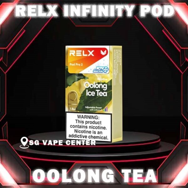 RELX INFINITY POD - SG VAPE CENTER Welcome to the world of RELX INFINITY POD , where convenience and flavor collide. As the epitome of vaping convenience, our diverse collection of vape pods offers a seamless experience for vapers on the go. Engineered to be portable and user-friendly, our top-rated pod vapes feature pre-filled e-liquid options, making maintenance a breeze and catering to various compact devices. Discover out signature Menthol Xtra 5% Nicotine flavor, alongside popular options like Infinity Pod Watermelon Ice , Tangy Grape , Mint Freeze , Jasmine Green Tea, Strawberry Burst, and Oolong Tea. For those craving extra sweetness, you can also enjoy Root Brew or Dark Sparkle flavors. Specifications : Capacity: 2ml Life Span: 500-650 puff Package Include : 1 Pack of 3 Pods ⚠️RELX INFINITY POD COMPATIBLE WITH⚠️ DD Cube Device Relx Infinity Device Relx Phantom Device Relx Infinity 2 Device Lana Infinity Device ⚠️RELX INFINITY POD FLAVOUR LINE UP⚠️ Blueberry Splash Crisp Apple Jasmine Green Tea Pink Guava Root Brew Honey Pomelo Fresh Peach Lychee Ice Lemon Zest Honeydew Melon Iced Latte White Coffee Thai Milk Tea Smooth Mango Orange Sparkle Strawberry Burst Dark Sparkle Lime Sparkle Banana Freeze Ludou Ice Lime Ice Taro Scoop Oolong Tea LongJing Tea Iced Black Tea Tangy Grape Watermelon Ice Menthol Xtra Mint Freeze Lemon Mint Rich Tobacco Classic Tobacco Menthol Extra 0mg Watermelon Ice 0mg SG VAPE COD SAME DAY DELIVERY , CASH ON DELIVERY ONLY. TAKE BULK ORDER /MORE ORDER PLS CONTACT ME :  SGVAPECENTER VIEW OUR DAILY NEWS INFORMATION VAPE : TELEGRAM CHANNEL