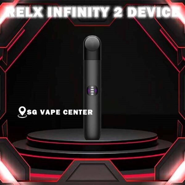 RELX INFINITY 2 DEVICE - SG VAPE CENTER The RELX Infinity 2 vape device ready stock in our singapore store online shop on sale , this vape is the newest 2023 addition to the RELX family. As with the RELX Infinity and Essential, the Infinity 2 is a compact and lightweight pen-style device designed for both beginner and veteran vapers, but with some groundbreaking added features. Customize your vaping experience with 3 power modes! Vape your way with your choice of 3 vaping modes; Eco, Smooth and Boost, easily selectable by the push of a button with the RELX Infinity 2 and identifiable by the LED light color. Eco Mode Eco Mode runs on a reduced power setting of 5.5w. This setting gives you a lighter vaping experience with less output and also preserves battery life by up to 25% vs smooth mode! Smooth Mode Smooth Mode delivers the most similar vaping experience to the RELX infinity and RELX Essential. At a slightly higher 6.5w power output this gives you the familiar vaping experience you know and love with traditional RELX Products. Boost Mode Boost Mode runs on an enhanced power setting of 8w delivering instant satisfaction, maximum flavour & 15% more vapor output than smooth mode. Enhanced Battery Technology The RELX Infinity 2 comes with improved ultra fast charging. You can now charge a RELX device in less than 15 minutes; 130% faster than prior RELX infinity devices. In addition to quicker charging, the RELX Infinity 2 comes with an additional 14% battery capacity compared to the RELX Infinity. At 440 mAh, you’ll have no problem being out on the go for a solid day. Specifications : Atomizer using Cotton/Ceramic Charging Duration 27min Battery Capacity 440mAh Charger Type USB Type C Battery Indicator Power Adjustable Power Mode : Green – Eco Mode Blue – Smooth Mode Purple – Boost Mode ⚠️RELX INFINITY 2 DEVICE COMPATIBLE POD WITH⚠️ RELX INFINITY POD ISHO INFINITY POD ZEUZ INFINITY POD LANA INFINITY POD ⚠️RELX INFINITY 2 DEVICE COLOR LINE UP⚠️ Blue Bay - Blue Cherry Blossom - Pink Dark Asteroid - Grey Green Navy - Green Obsidian Black - Black Royal Indigo - Purple SG VAPE COD SAME DAY DELIVERY , CASH ON DELIVERY ONLY. TAKE BULK ORDER /MORE ORDER PLS CONTACT ME :  SGVAPECENTER VIEW OUR DAILY NEWS INFORMATION VAPE : TELEGRAM CHANNEL