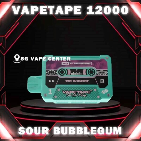 VAPETAPE 12000 DISPOSABLE - VAPE SINGAPORE SG COD A Malaysian e-cigarette made specifically for the Malaysian palate,  The Vapetape 12000 Rechargeable Disposable , have features rich smells and delectable flavours.  We are the best online vape store in Singapore, therefore I guarantee you can test it Vapetape 12k right now at SG VAPE SINGAPORE. Try out quickly at our store now ! Discover out signature Double Mango flavor, alongside popular options like Vapetape 12k puffs Honeydew Watermelon, Sour Bubblegum , Solero Lime , Watermelon Peach, Gummy Bear, and Strawberry Lemon Tart. For those craving extra sweetness, you can also enjoy Ice Lemon Tea or Red Slurpee flavors. Specification : Nicotine 50mg (5%) Approx. 12000 puffs Mesh Coil Rechargeable Battery Charging Port: Type-C ⚠️VAPETAPE 12000 FLAVOUR LINE UP⚠️ Double Mango Mango Grape Mango Lychee Strawberry Lychee Lychee Blackcurrant Grape Blackcurrant Honeydew Watermelon Pineapple Orange Kiwi Passion Fruit Guava Peach Mixed Berries Lemon Cola Blackcurrant Yakult Gummy Bear Solero Lime Sour Bubblegum Banana Custard Strawberry Lemon Tart Honeydew Blackcurrant Ice Lemon Tea Red Slurpee Grape Bubblegum Yakult Watermelon Peach Peach Lychee SG VAPE COD SAME DAY DELIVERY , CASH ON DELIVERY ONLY. TAKE BULK ORDER /MORE ORDER PLS CONTACT ME :  SGVAPECENTER VIEW OUR DAILY NEWS INFORMATION VAPE : TELEGRAM CHANNEL