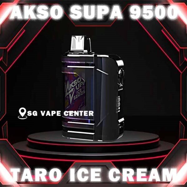 AKSO SUPA 9500 DISPOSABLE - SG VAPE CENTER Akso supa 9500 Disposable is new era disposable vape device. It has child lock mode function, smart screen indicator to show battery percentage and high power boost button. The child lock mode can make sure children wont use the device accidentally. Futhermore, the high power boost button can bring more smoke feeling to SG vape users. Get ur akso supa now at SG VAPE CENTER . We provide same day cash on delivery service with 0 deposit! Specification : Nicotine 50mg (5%) Approx. 9500 puffs Capacity 18ml Rechargeable Battery 650mAh Extra Boost Button  Child Lock Safety  ⚠️AKSO SUPA 9500 FLAVOUR LINE UP⚠️ Apple Asam Boi Blackberry Ice Blackcurrant Yakult Creamy Milk Grape Ice Ice Cream Cake Green Grape Lychee Longan Super Ice Mint Taro Ice Cream Mango Yakult Nutty Tobacco Root Beer Solero Strawberry Vanilla Donut Vanilla Latte Watermelon Ice Yakult Guava Asam Melon Gum Strawberry Gum Mango Ice SG VAPE COD SAME DAY DELIVERY , CASH ON DELIVERY ONLY. TAKE BULK ORDER /MORE ORDER PLS CONTACT ME :  SGVAPECENTER VIEW OUR DAILY NEWS INFORMATION VAPE : TELEGRAM CHANNEL