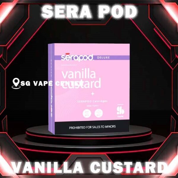 SERA POD - SG VAPE CENTER SERA POD flavour is compatible with nanostix device. It comes with 4 pods in a box. Sera offers wide flavour range from fruity to creamy flavours. The SeraPod available DELUXE and FRUITY series Flavour in Vape Singapore Store here , Each box contains 4 cartridges. Discover out signature Double Mango flavor, alongside popular options like SERAPOD Lychee Blackcurrant , Strawberry Bubblegum , Spearmint , Oat Classic, Honeydew, and Guava. For those craving extra sweetness, you can also enjoy Deluxe Blend or Coffee Hazelnut flavors. Specification :  Nicotine: 5% Capacity 2ml per pod Packaga Included : Pack of 4 pods ⚠️Sera Pod Compatible Device⚠️ Nanostix V2 Neo Nanostix V3 Device ⚠️SERA POD FLAVOUR LINE UP⚠️ Banana Milk Coffee Hazelnut Cultured Milk Deluxe Blend Double Mango Guava Honeydew Lychee Blackcurrant Mix Grape Mix Pod Oat Classic Spearmint Strawberry Bubblegum Strawberry Cheesecake Vanilla Custard Vanilla Tobacco SG VAPE COD SAME DAY DELIVERY , CASH ON DELIVERY ONLY. TAKE BULK ORDER /MORE ORDER PLS CONTACT ME :  SGVAPECENTER VIEW OUR DAILY NEWS INFORMATION VAPE : TELEGRAM CHANNEL