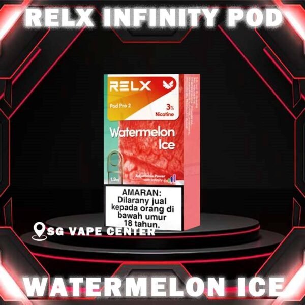 RELX INFINITY POD - SG VAPE CENTER Welcome to the world of RELX INFINITY POD , where convenience and flavor collide. As the epitome of vaping convenience, our diverse collection of vape pods offers a seamless experience for vapers on the go. Engineered to be portable and user-friendly, our top-rated pod vapes feature pre-filled e-liquid options, making maintenance a breeze and catering to various compact devices. Discover out signature Menthol Xtra 5% Nicotine flavor, alongside popular options like Infinity Pod Watermelon Ice , Tangy Grape , Mint Freeze , Jasmine Green Tea, Strawberry Burst, and Oolong Tea. For those craving extra sweetness, you can also enjoy Root Brew or Dark Sparkle flavors. Specifications : Capacity: 2ml Life Span: 500-650 puff Package Include : 1 Pack of 3 Pods ⚠️RELX INFINITY POD COMPATIBLE WITH⚠️ DD Cube Device Relx Infinity Device Relx Phantom Device Relx Infinity 2 Device Lana Infinity Device ⚠️RELX INFINITY POD FLAVOUR LINE UP⚠️ Blueberry Splash Crisp Apple Jasmine Green Tea Pink Guava Root Brew Honey Pomelo Fresh Peach Lychee Ice Lemon Zest Honeydew Melon Iced Latte White Coffee Thai Milk Tea Smooth Mango Orange Sparkle Strawberry Burst Dark Sparkle Lime Sparkle Banana Freeze Ludou Ice Lime Ice Taro Scoop Oolong Tea LongJing Tea Iced Black Tea Tangy Grape Watermelon Ice Menthol Xtra Mint Freeze Lemon Mint Rich Tobacco Classic Tobacco Menthol Extra 0mg Watermelon Ice 0mg SG VAPE COD SAME DAY DELIVERY , CASH ON DELIVERY ONLY. TAKE BULK ORDER /MORE ORDER PLS CONTACT ME :  SGVAPECENTER VIEW OUR DAILY NEWS INFORMATION VAPE : TELEGRAM CHANNEL