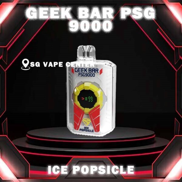 GEEK BAR PSG 9000 DISPOSABLE - VAPE SINGAPORE SG COD Unleash the power of vaping with the GEEK BAR PSG 9000 Puffs Disposable Pod. Experience an astounding capacity of up to 9K puffs, ensuring prolonged enjoyment without the hassle of frequent replacements. Embrace the convenience of its Type C Rechargeable feature, allowing you to recharge and savor your favorite flavors at your convenience. Stay in control and never miss a beat with the Smart Screen Indicator, keeping you updated on both battery and e-liquid levels in real-time. With Adjustable Airflow, tailor your vaping experience to perfection, delivering smooth and flavorful clouds that suit your unique preferences. Elevate your vaping journey today and enjoy unmatched performance, convenience, and satisfaction with the GEEKBAR! Specification : Nicotine Strength: 5% Adjustable Airflow Type-C Rechargeable Smart Screen Indicator for Battery ⚠️GEEK BAR PSG 9000 FLAVOUR LINE UP⚠️ Chocolate Mocha Classic Double Rootbeer Grape Blackcurrant Mango Blackcurrant Mixed Berries Sirup Bandung Strawberry Watermelon Triple Mango Vanilla Cream Puff Watermelon Pear Apple Asam Boi Dewberry Cream Ice Popsicle Juicy Watermelon Honeydew Melon Mango Pineapple Mother’s Milk Strawberry Lemonade Wild Berry Ice Pomegranate Plum Lychee Berry Pineapple Honeydew SG VAPE COD SAME DAY DELIVERY , CASH ON DELIVERY ONLY. TAKE BULK ORDER /MORE ORDER PLS CONTACT ME :  SGVAPECENTER VIEW OUR DAILY NEWS INFORMATION VAPE : TELEGRAM CHANNEL