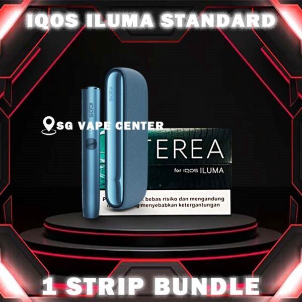 IQOS ILUMA STANDARD DEVICE BUNDLE 315 - SG VAPE CENTER SINGAPORE The IQOS ILUMA STANDARD DEVICE BUNDLE 315 Package include : 1 Pcs x ILUMA Device 1 Strip x Terea FREE DELIVERY IQOS ILUMA STANDARD DEVICE sets Ready stock in our sg singapore store online shop for same day delivery. This Kit is new and offers you our most modern design for real tobacco enjoyment at the highest level. Advanced with SMARTCORE INDUCTION SYSTEM™, for the first time without tobacco residue and completely without cleaning. The Standard opens the door of its compartment from the side like the previous DUO, while the 4.o Prime is more like a glasses box with squared shape and a more luxury elegant appearance, which is opened from a nicely weaved cover. Brand new IQOS 4th generation device. All-in-one model. Heating without blade. No cleaning required. Designed in Switzerland by PMI. For use with Terea sticks only. ⚠️IQOS ILUMA ONE COLOR LINE UP⚠️ Blue Gold Green Grey Pink ⚠️TEREA OPTION (HEATING) LINE UP⚠️ Bronze (Taste: Cocoa) Sienna (Taste: Black Tea) Apricity (Taste: Caramel with Apricot) ⚠️TEREA OPTION (COOLING) LINE UP⚠️ Black Green (Taste: Frosty Pear) Yugen (Taste: Lavender with pear) Purple (Taste: Blueberry) Bright Wave (Taste: Citrus) Blue (Taste: Pepermint) Green (Taste: Pepermint) SG VAPE COD SAME DAY DELIVERY , CASH ON DELIVERY ONLY. TAKE BULK ORDER /MORE ORDER PLS CONTACT ME :  SGVAPECENTER VIEW OUR DAILY NEWS INFORMATION VAPE : TELEGRAM CHANNEL