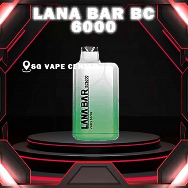 LANA BAR BC 6000 ( 6k Puffs ) DISPOSABLE - SG VAPE CENTER SINGAPORE The Lana Bar Bc 6000 Puffs Disposable Vape Ready stock in our sg singapore store online shop for same day delivery.This Kit is a signature model from LanaVape. As the top-selling product of Lana Vape, it offers an impressive selection of over 30 distinct flavors, each containing 3% nicotine . Every flavor delivers a cool and slightly sweet taste that’s both invigorating and satisfying. Discover out signature Tie Guan Yin flavor, alongside popular options like Lana bar bc 6k Freezy Watermelon , Freezy Grapple, Watermelon Strawberry, Freezy Lychee, Lemon Cola, and Freezy Lemon Tea. For those craving extra sweetness, you can also enjoy Zesty Sprite or Fizzy 100 Plus flavors. Specification : Puffs : 6000 Nicotine : 3% Battery Capacity : 850mAh Rechargeable E-liquid Capacity : 13ml ⚠️LANA BAR BC 6000 FLAVOUR LINE UP⚠️ Freezy Watermelon Freezy Lychee Lemon Cola Freezy Mango Watermelon Strawberry Peppermint Fizzy 100 Plus Zesty Sprite Freezy Grapple Peach Oolong Freezy Lemon Tea Tie Guan Yin SG VAPE COD SAME DAY DELIVERY , CASH ON DELIVERY ONLY. TAKE BULK ORDER /MORE ORDER PLS CONTACT ME :  SGVAPECENTER VIEW OUR DAILY NEWS INFORMATION VAPE : TELEGRAM CHANNEL