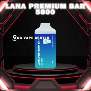 LANA PREMIUM BAR 5800 DISPOSABLE - SG VAPE CENTER SINGAPORE The Lana Premium Bar 5800 Puffs Disposable vape Ready stock in our sg singapore store online shop for same day delivery. This Kit is large enough to hold Pre-filled 6ml Vape Juice, with 3% nicotine level, and has a 350mAh built-in battery that can be recharged for up to 5,800 puffs, which is pre-filled, pre-charged,Type-C charger and requires no additional maintenance. It is a highly concentrated salt-based nicotine that absorbs into the bloodstream at a faster rate than free-base nicotine. Of suitable size and weight, ergonomic design and easy to hold,a stylish look, comfortable feel and reliable quality, this Lana Premium Bar 5800 Puffs can provide you with a comfortable experience to use and bring comfort to your throat whenever you need it, with the addition of mesh 1.2ohm and draw-activated firing mechanism. Specification : Puffs : 5800 Puffs Volume : 13ML Flavour Charging : Rechargeable with Type C Coil : Mesh Coil Fully Charged Time : 20mins Nicotine Strength : 3% (30mg) ⚠️LANA PREMIUM BAR 5800 FLAVOUR LINE UP⚠️ Apple Grape Banana Ice Champagne Apple Coke Cool Double Mint Golden Armour (Chrysanthemum) Grape Grape Gum Honey Grape Honeydew Lemonade Tea Longjing Tea Lychee Mango Peach Milk Froth Love Coffee Passion Fruit Peach Peach Oolong Tea Pineapple Rootbeer Sprite Lemon Strawberry Banana Strawberry Grape Strawberry Milk Strawberry Watermelon Taste Of The Sea (Sea Salt Lemon) Thai Mango Tie Guan Yin Watermelon Watermelon Lychee Yogurt Yummy Yam SG VAPE COD SAME DAY DELIVERY , CASH ON DELIVERY ONLY. TAKE BULK ORDER /MORE ORDER PLS CONTACT ME :  SGVAPECENTER VIEW OUR DAILY NEWS INFORMATION VAPE : TELEGRAM CHANNEL