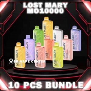 10PCS LOST MARY MO 10000 DISPOSABLE BUNDLE - SG VAPE CENTER SINGAPORE The 10PCS LOST MARY MO 10000 DISPOSABLE BUNDLE Package include : Choose 10 Pcs of LOST MARY 10K Puffs with amazing price ! Free Gift x1 FREE DELIVERY The Lost mary mo 10000 ( 10k ) puffs disposable vape Ready stock in our sg singapore store online shop for same day delivery. This Kit Various Flavours to Choose From 10 ! Shimmering from different angles, an exquisite ripple design with nanoscale optical coatings underlies a finish that feels as glossy as it looks. Looking for the LostMary 10000 puff device in Singapore? Visit our vape shop in Singapore to find the Lost Mary MO 10k and other popular devices like the Elf Bar. Get your vaping needs fulfilled at our Vape Shop Singapore Vape SG. Specification : Puff : 10,000 Puffs Battery Capacity : 600 mAh Charging : Rechargeable with Type C Nicotine Strength : 5% Coil : Mesh Coil Charging Time : Roughly 15 min ⚠️LOST MARY MO 10000 FLAVOUR LINE UP⚠️ Blueberry Banana Bubblegum California Clear Double Apple Lychee Cantaloupe Mango Orange Pineapple Rose Grape Solero Lime Strawberry Yakult Triple Mango Peach Plus Ice SG VAPE COD SAME DAY DELIVERY , CASH ON DELIVERY ONLY. TAKE BULK ORDER /MORE ORDER PLS CONTACT ME :  SGVAPECENTER VIEW OUR DAILY NEWS INFORMATION VAPE : TELEGRAM CHANNEL