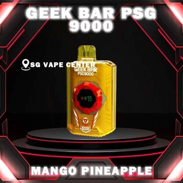 GEEK BAR PSG 9000 DISPOSABLE - VAPE SINGAPORE SG COD Unleash the power of vaping with the GEEK BAR PSG 9000 Puffs Disposable Pod. Experience an astounding capacity of up to 9K puffs, ensuring prolonged enjoyment without the hassle of frequent replacements. Embrace the convenience of its Type C Rechargeable feature, allowing you to recharge and savor your favorite flavors at your convenience. Stay in control and never miss a beat with the Smart Screen Indicator, keeping you updated on both battery and e-liquid levels in real-time. With Adjustable Airflow, tailor your vaping experience to perfection, delivering smooth and flavorful clouds that suit your unique preferences. Elevate your vaping journey today and enjoy unmatched performance, convenience, and satisfaction with the GEEKBAR! Specification : Nicotine Strength: 5% Adjustable Airflow Type-C Rechargeable Smart Screen Indicator for Battery ⚠️GEEK BAR PSG 9000 FLAVOUR LINE UP⚠️ Chocolate Mocha Classic Double Rootbeer Grape Blackcurrant Mango Blackcurrant Mixed Berries Sirup Bandung Strawberry Watermelon Triple Mango Vanilla Cream Puff Watermelon Pear Apple Asam Boi Dewberry Cream Ice Popsicle Juicy Watermelon Honeydew Melon Mango Pineapple Mother’s Milk Strawberry Lemonade Wild Berry Ice Pomegranate Plum Lychee Berry Pineapple Honeydew SG VAPE COD SAME DAY DELIVERY , CASH ON DELIVERY ONLY. TAKE BULK ORDER /MORE ORDER PLS CONTACT ME :  SGVAPECENTER VIEW OUR DAILY NEWS INFORMATION VAPE : TELEGRAM CHANNEL