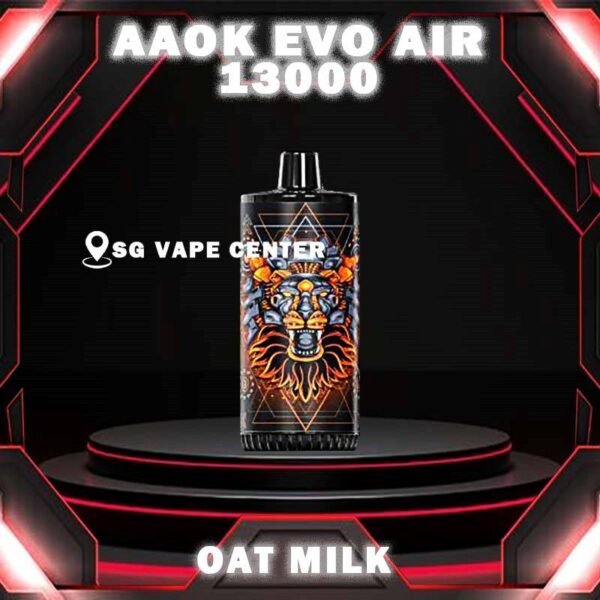 AAOK EVO AIR 13000 DISPOSABLE - VAPE SINGAPORE SG COD The AAOK EVO AIR 13000 is a disposable vaping device known for its high puff count of 13000 and features such as a Type-C rechargeable port and an 800mAh battery. This device offers a convenient and long-lasting vaping experience, making it popular among vapers who prefer disposables with extended usage times. Discover out signature Apple Pie flavor, alongside popular options like AAOK 13K Banana Vanilla Custard , Grape Apple Ice , Pineapple Colada , Pear Watermelon , Strawberry Vanilla , and Oat Milk . For those craving extra sweetness, you can also enjoy Root Beer or Sirap Bandung flavors. Specification : Nicotine: 5% Puffs: 13000 Puff Battery Capacity: 600mAh Capacity: 17ml Charging Interface: Type-C ⚠️AAOK EVO AIR 13000 AVAILABLE FLAVOUR⚠️ Apple Pie Banana Vanilla Custard Candy Guava Mint Grape Apple Ice Oat Milk Pineapple Colada Pear Watermelon Root Beer Sirap Bandung Strawberry Vanilla SG VAPE COD SAME DAY DELIVERY , CASH ON DELIVERY ONLY. TAKE BULK ORDER /MORE ORDER PLS CONTACT ME :  SGVAPECENTER VIEW OUR DAILY NEWS INFORMATION VAPE : TELEGRAM CHANNEL