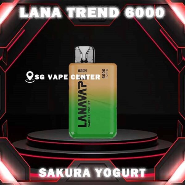 LANA TREND 6000 / 6K Puffs DISPOSABLE - VAPE SINGAPORE SG COD The Lana Trend 6000 / 6k Puffs goes the extra mile, Powered by a 500mAh battery,  offering an impressive 6000 puffs on a single charge. Big farewell to the inconvenience of frequent recharges, and relish uninterrupted vaping throughout your day. Specification : Nicotine (30mg) 3% Approx. 6000 Puffs Capacity 8ml Rechargeable Battery 550mAh Charging Port: Type-C ⚠️LANA TREND 6000 FLAVOUR LINE UP⚠️ Classic Tobacco Grape Guava Ice Lemon Tea Lychee Menthol Ice Peach Pomelo Jasmine Root Beer Sakura Yogurt Spring Water Taro Sago Dessert Thai Mango Tieguanyin Watermelon SG VAPE COD SAME DAY DELIVERY , CASH ON DELIVERY ONLY. TAKE BULK ORDER /MORE ORDER PLS CONTACT ME :  SGVAPECENTER VIEW OUR DAILY NEWS INFORMATION VAPE : TELEGRAM CHANNEL