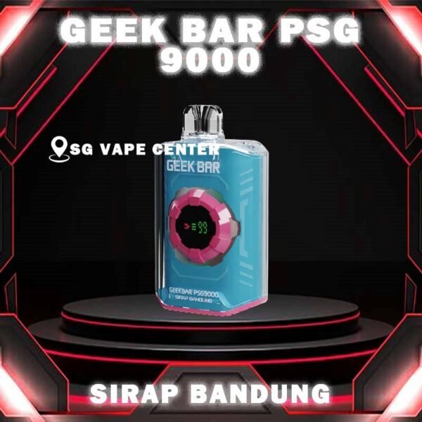 GEEK BAR PSG 9000 DISPOSABLE - VAPE SINGAPORE SG COD Unleash the power of vaping with the GEEK BAR PSG 9000 Puffs Disposable Pod. Experience an astounding capacity of up to 9K puffs, ensuring prolonged enjoyment without the hassle of frequent replacements. Embrace the convenience of its Type C Rechargeable feature, allowing you to recharge and savor your favorite flavors at your convenience. Stay in control and never miss a beat with the Smart Screen Indicator, keeping you updated on both battery and e-liquid levels in real-time. With Adjustable Airflow, tailor your vaping experience to perfection, delivering smooth and flavorful clouds that suit your unique preferences. Elevate your vaping journey today and enjoy unmatched performance, convenience, and satisfaction with the GEEKBAR! Specification : Nicotine Strength: 5% Adjustable Airflow Type-C Rechargeable Smart Screen Indicator for Battery ⚠️GEEK BAR PSG 9000 FLAVOUR LINE UP⚠️ Chocolate Mocha Classic Double Rootbeer Grape Blackcurrant Mango Blackcurrant Mixed Berries Sirup Bandung Strawberry Watermelon Triple Mango Vanilla Cream Puff Watermelon Pear Apple Asam Boi Dewberry Cream Ice Popsicle Juicy Watermelon Honeydew Melon Mango Pineapple Mother’s Milk Strawberry Lemonade Wild Berry Ice Pomegranate Plum Lychee Berry Pineapple Honeydew SG VAPE COD SAME DAY DELIVERY , CASH ON DELIVERY ONLY. TAKE BULK ORDER /MORE ORDER PLS CONTACT ME :  SGVAPECENTER VIEW OUR DAILY NEWS INFORMATION VAPE : TELEGRAM CHANNEL