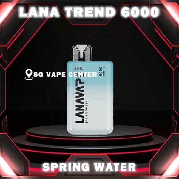 LANA TREND 6000 / 6K Puffs DISPOSABLE - VAPE SINGAPORE SG COD The Lana Trend 6000 / 6k Puffs goes the extra mile, Powered by a 500mAh battery,  offering an impressive 6000 puffs on a single charge. Big farewell to the inconvenience of frequent recharges, and relish uninterrupted vaping throughout your day. Specification : Nicotine (30mg) 3% Approx. 6000 Puffs Capacity 8ml Rechargeable Battery 550mAh Charging Port: Type-C ⚠️LANA TREND 6000 FLAVOUR LINE UP⚠️ Classic Tobacco Grape Guava Ice Lemon Tea Lychee Menthol Ice Peach Pomelo Jasmine Root Beer Sakura Yogurt Spring Water Taro Sago Dessert Thai Mango Tieguanyin Watermelon SG VAPE COD SAME DAY DELIVERY , CASH ON DELIVERY ONLY. TAKE BULK ORDER /MORE ORDER PLS CONTACT ME :  SGVAPECENTER VIEW OUR DAILY NEWS INFORMATION VAPE : TELEGRAM CHANNEL