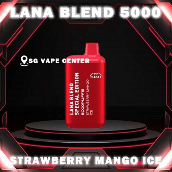 LANA BLEND 5000 DISPOSABLE - VAPE SINGAPORE SG COD Lana Blend Special 5000 Puffs Disposable Vape is a compact and stylish vape kit that offers a convenient and satisfying vaping experience, it is perfect for those who prefer a simple yet stylish look. One of the standout features of the Lanabar 5000 is its flavor options. The device offers a range of flavors to choose from, each with its own unique taste profile. The flavors are well-balanced and do not contain any harsh or irritant ingredients, making for a smooth and enjoyable vaping experience. Whether you prefer sweet, fruity, or menthol flavors, the the Lanabar 5000 has something for everyone. Another advantage of the the Lanabar 5000 is its size and portability. Specification : Puffs : 5000 Nicotine : 3% Battery Capacity : 650mAh Rechargeable E-liquid Capacity : 7ml ⚠️LANA BLEND 5000 FLAVOUR LINE UP⚠️ Aloe Yogurt Chrysanthemum Tea Double Mint Grape Apple Ice Grape Bubblegum Grape Honey Ice Lemon Tea Mango Peach Ice Sea Salt Lemon Strawberry Mango Ice Tie Guan Yin Yakult Watermelon Bubblegum Honeydew Watermelon Pomelo White Tea SG VAPE COD SAME DAY DELIVERY , CASH ON DELIVERY ONLY. TAKE BULK ORDER /MORE ORDER PLS CONTACT ME :  SGVAPECENTER VIEW OUR DAILY NEWS INFORMATION VAPE : TELEGRAM CHANNEL