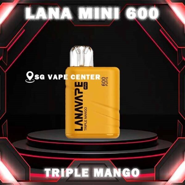 LANA MINI 600 DISPOSABLE - VAPE SINGAPORE SG COD The Lana Mini 600 Disposable , a refreshing and invigorating vape device that combines the luscious taste of ripe mangoes with a cool and icy twist. With every puff, experience the tropical sweetness of mangoes followed by a refreshing blast of menthol that will awaken your senses and transport you to a paradise of flavor. Lana Mini vape has a small body, large capacity, compact structure, ultra-thin body, small size, easy to carry. It is full of smoke, rich in taste and high in taste reduction. Specification : Nicotine Strength: 3%(30mg) E-Liquid Capacity: 2ml Battery Capacity: 500mAh ⚠️LANA MINI 600 FLAVOUR LINE UP⚠️ Juicy Grape Peach Oolong Tea Tieguanyin Tea Mineral Water Lemon Cola Blue Razz Peppermint Iced Lychee Iced Mango Strawberry Watermelon Strawberry Kiwi Cherry Banana Double Apple Watermelon Bubblegum Pina Colada Triple Mango Triple Melon Grape Passion Fruit Strawberry Energy SG VAPE COD SAME DAY DELIVERY , CASH ON DELIVERY ONLY. TAKE BULK ORDER /MORE ORDER PLS CONTACT ME :  SGVAPECENTER VIEW OUR DAILY NEWS INFORMATION VAPE : TELEGRAM CHANNEL