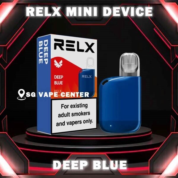 RELX MINI DEVICE ( INFINITY ) - VAPE SINGAPORE SG COD Explore the enhanced vaping experience offered by RELX Mini Device. RELX'S Mini Device is a unique vaping device that offers the convenience of disposable vapes with the sustainability of a box mod. With features like a rechargeable battery, Vcot™ tech for enhanced flavor, and customization options for e-liquid pods, it stands out in the market. It is also environmentally friendly, promoting a greener future with its rechargeable design. The RELX'S Mini VAPE is compatible with Pod Pro 2, RELX Pod Pro, and RELX Pod Real. However, it is recommended to use it with the RELX Pod Real for optimal functionality. Experience better taste with Vcot™ tech and choose from a variety of flavors for a personalized vaping experience. Specifications: Battery: 440mAh Power: support to 8w Compatible Pod With: RELX Infinity Pod Relx Real Pod ⚠️RELX MINI DEVICE COLOR LIST⚠️ Deep Blue Bright Yellow SG VAPE COD SAME DAY DELIVERY , CASH ON DELIVERY ONLY. TAKE BULK ORDER /MORE ORDER PLS CONTACT ME :  SGVAPECENTER VIEW OUR DAILY NEWS INFORMATION VAPE : TELEGRAM CHANNEL