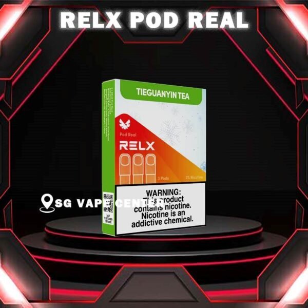 RELX POD REAL - SG VAPE CENTER SINGAPORE The RELX Pod Real Vape Ready stock in our sg singapore store online shop for same day delivery. Comes in a package of 3 pods, offering a more cost-effective option at Vape singapore shop online. Powered by VCOT technology, the RELXPod Real delivers superior cooling and richness with a 25% increase. Each pod offers up to 1000 puffs, cumulatively offering up to 3,000 puffs in the 3-pod pack, to ensure a lasting good taste experience. Featuring a visible tank to prevent burnt taste, it also provides exclusive flavors like Chrysanthemum Tea and Sour Plum Cola. Specifications: Per pods last 10000 Puffs Vcot Tech Per box including 3pods Nicotine: 3% Compatible Device With: RELX Mini RELX Infinity RELX Infinity 2 RELX Phantom DD Cube ⚠️RELX POD REAL FLAVOUR LIST⚠️ TieGuanYin Tea Longjing Tea Icy Mineral Water Root Beer Sour Plum Cola Sakura Grape Chrysanthemum Tea Sea Salt Lemon Pink Guava Strawberry Burst Pineapple SG VAPE COD SAME DAY DELIVERY , CASH ON DELIVERY ONLY. TAKE BULK ORDER /MORE ORDER PLS CONTACT ME :  SGVAPECENTER VIEW OUR DAILY NEWS INFORMATION VAPE : TELEGRAM CHANNEL