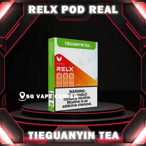 RELX POD REAL - VAPE SINGAPORE SG COD The RELX Pod Real comes in a package of 3 pods, offering a more cost-effective option at Vape singapore shop online. Powered by VCOT technology, the RELXPod Real delivers superior cooling and richness with a 25% increase. Each pod offers up to 1000 puffs, cumulatively offering up to 3,000 puffs in the 3-pod pack, to ensure a lasting good taste experience. Featuring a visible tank to prevent burnt taste, it also provides exclusive flavors like Chrysanthemum Tea and Sour Plum Cola. Specifications: Per pods last 10000 Puffs Vcot Tech Per box including 3pods Nicotine: 3% Compatible Device With: RELX Mini RELX Infinity RELX Infinity 2 RELX Phantom DD Cube ⚠️RELX POD REAL FLAVOUR LIST⚠️ TieGuanYin Tea Longjing Tea Icy Mineral Water Root Beer Sour Plum Cola Sakura Grape Chrysanthemum Tea Sea Salt Lemon Pink Guava Strawberry Burst Pineapple SG VAPE COD SAME DAY DELIVERY , CASH ON DELIVERY ONLY. TAKE BULK ORDER /MORE ORDER PLS CONTACT ME :  SGVAPECENTER VIEW OUR DAILY NEWS INFORMATION VAPE : TELEGRAM CHANNEL