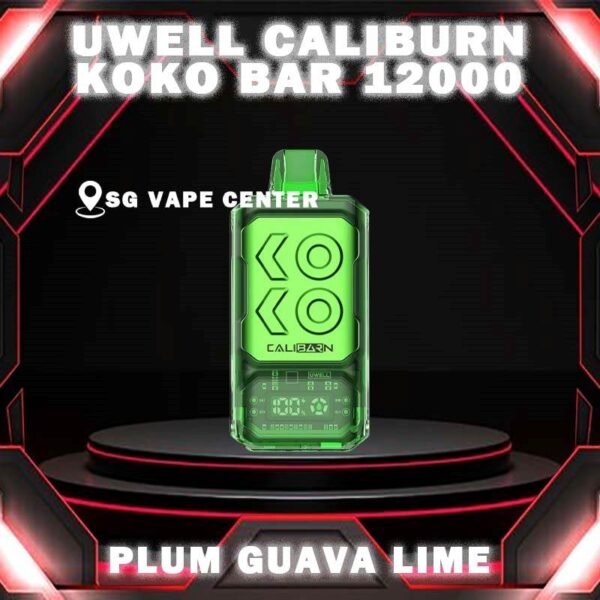 CALIBURN KOKO BAR 12000 DISPOSABLE - SG VAPE CENTER SINGAPORE The Uwell Caliburn Koko Bar 12000 Puffs Vape Ready stock at Singapore sg shop on sale for same day delivery. The Caliburn BAR 12k puffs is a revolutionary disposable vape that has taken the vaping industry by storm. This powerful and feature-rich device boasts an impressive array of specifications and capabilities, making it an attractive choice for both novice and experienced vapers alike. In this in-depth review, we’ll explore the various aspects of the Caliburn BAR S12000, providing you with all the information you need to make an informed decision about whether this disposable vape is the right fit for your vaping needs. Specifications: Battery Capacity: 800 mAh E-Liquid Capacity: 20 mL Nicotine Strength: 5% (50 mg/mL) Power Modes: Boost Mode (22W) and Regular Mode (16W) Coil: Dual 1.2-ohm coil (UWELL’s patented Flagship Dual Coil atomization system) Puff Count: Up to 12,000 puffs Charging: USB Type-C charging port Airflow: Adjustable airflow control Display: Smart LED screen with multiple animations ⚠️UWELL CALIBURN KOKO BAR 12000 FLAVOUR LINE UP⚠️ Watermelon Watermelon Pineapple Strawberry Vanilla Custard Tobacco Triple Melon Mango Mango Pudding Oat Flakes Plum Guava Lime Lychee Apple Snow Pear SG VAPE COD SAME DAY DELIVERY , CASH ON DELIVERY ONLY. TAKE BULK ORDER /MORE ORDER PLS CONTACT ME :  SGVAPECENTER VIEW OUR DAILY NEWS INFORMATION VAPE : TELEGRAM CHANNEL