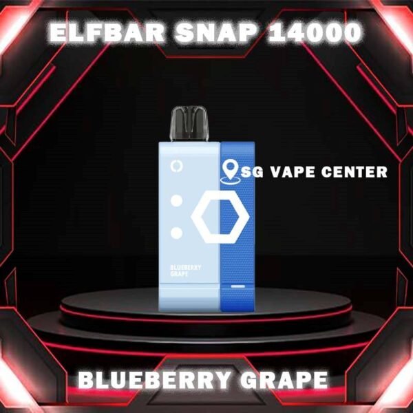 ELFBAR SNAP 14000 DISPOSABLE - SG VAPE CENTER SINGAPORE SHOP Introducing the ElfBar Snap Kit 14000 Puffs Starter Kit & Cartridge Prefilled Pod Disposable , a revolutionary disposable vaping device designed to deliver an unparalleled vaping experience. With an impressive array of flavors and a massive puff count, this kit is perfect for those seeking convenience, variety, and long-lasting performance. Discover the convenience and flavor of the Elf Bar Snap Kit 14000 Puffs. Whether you're a seasoned vaper or new to vaping, this kit offers a hassle-free and flavorful solution. With its impressive puff count, diverse flavor options, and user-friendly design, the ElfBar Snap Kit is the ultimate choice for anyone looking to enjoy a premium vaping experience. Specification : Puffs: Up to 14000 Nicotine: 5% Battery Capacity: 200 mAh Charging Battery Capacity: 820 mAh Charging Port: Type-C ⚠️ELFBAR SNAP 12000 FLAVOUR LINE UP⚠️ Blueberry Grape Lychee King Mango King Mango Melon Sour Bubblegum Sour Kiwi SG VAPE COD SAME DAY DELIVERY , CASH ON DELIVERY ONLY. TAKE BULK ORDER /MORE ORDER PLS CONTACT ME :  SGVAPECENTER VIEW OUR DAILY NEWS INFORMATION VAPE : TELEGRAM CHANNEL